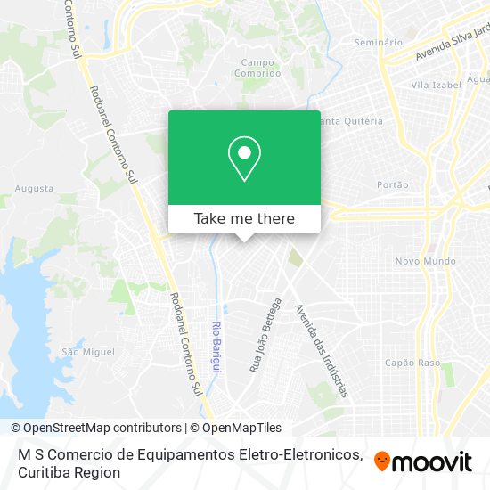 M S Comercio de Equipamentos Eletro-Eletronicos map