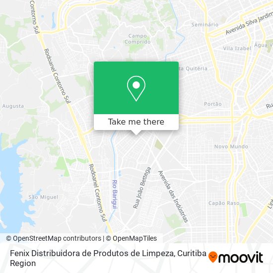 Fenix Distribuidora de Produtos de Limpeza map