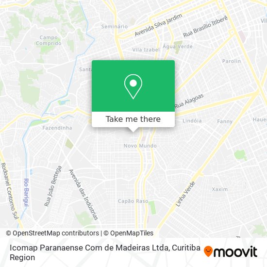 Icomap Paranaense Com de Madeiras Ltda map