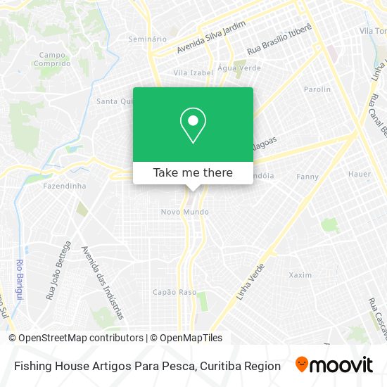 Mapa Fishing House Artigos Para Pesca