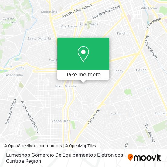 Lumeshop Comercio De Equipamentos Eletronicos map