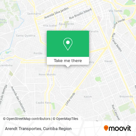 Arendt Transportes map