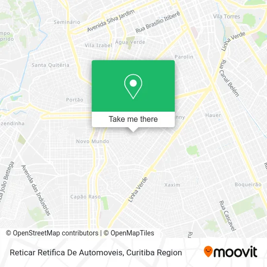 Reticar Retifica De Automoveis map