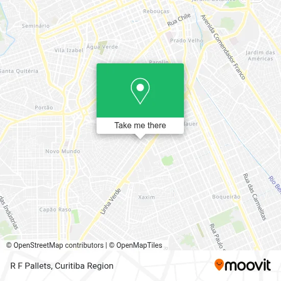R F Pallets map