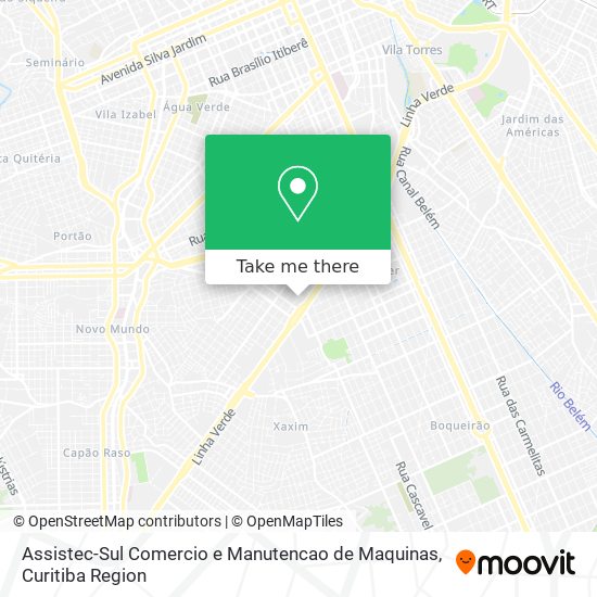Assistec-Sul Comercio e Manutencao de Maquinas map