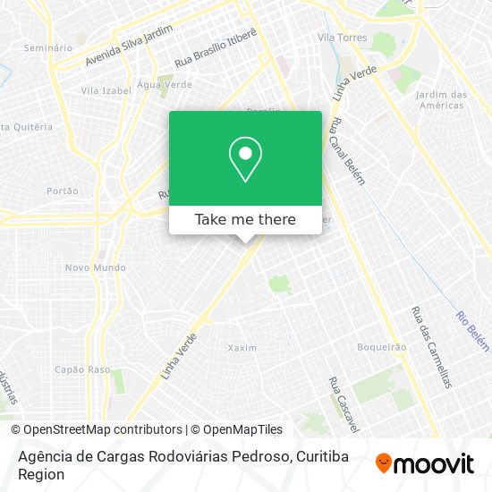 Agência de Cargas Rodoviárias Pedroso map