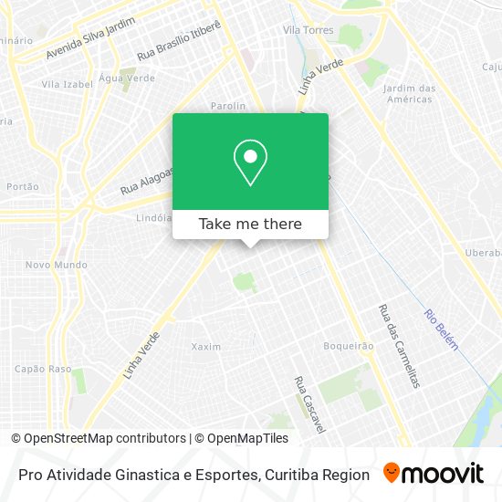 Pro Atividade Ginastica e Esportes map