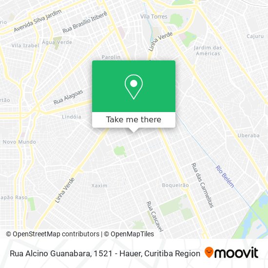 Rua Alcino Guanabara, 1521 - Hauer map