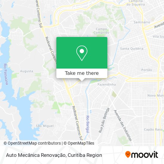 Auto Mecânica Renovação map