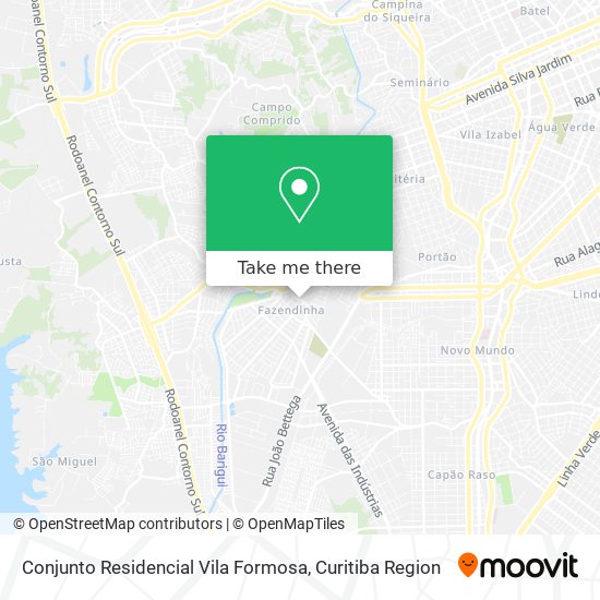 Conjunto Residencial Vila Formosa map
