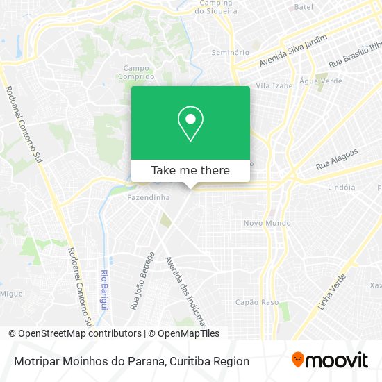 Motripar Moinhos do Parana map