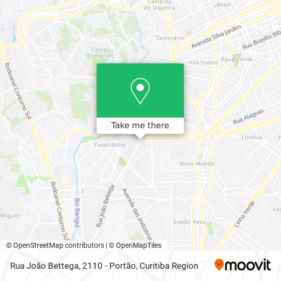 Rua João Bettega, 2110 - Portão map