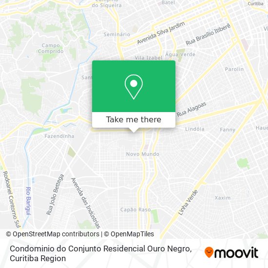 Condominio do Conjunto Residencial Ouro Negro map