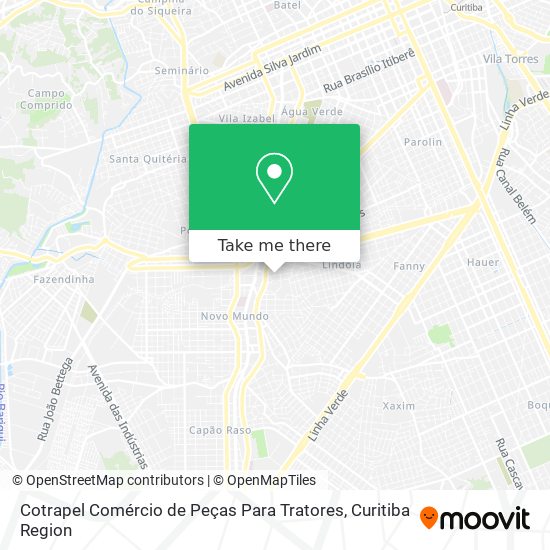 Cotrapel Comércio de Peças Para Tratores map