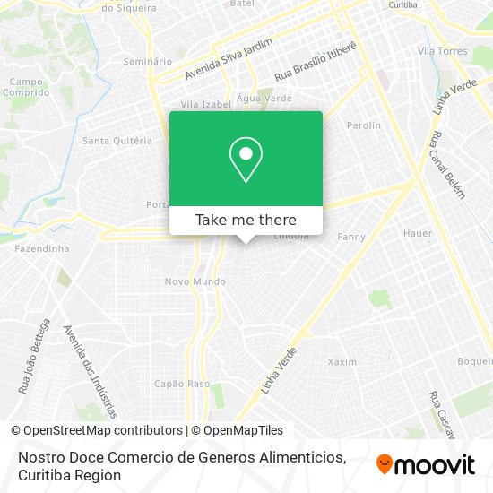 Nostro Doce Comercio de Generos Alimenticios map