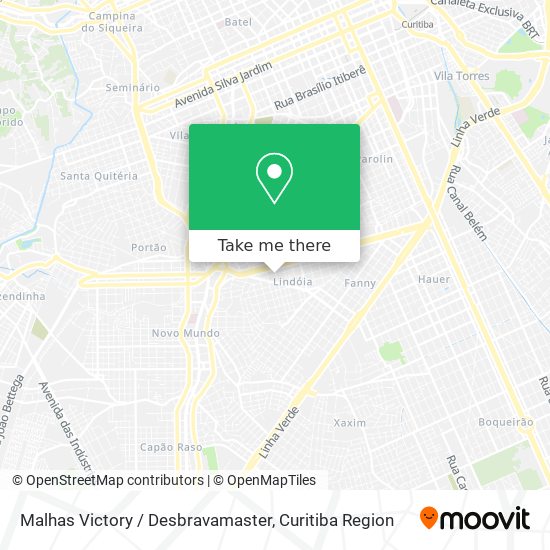 Malhas Victory / Desbravamaster map