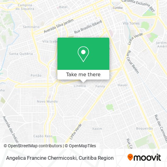 Angelica Francine Chermicoski map