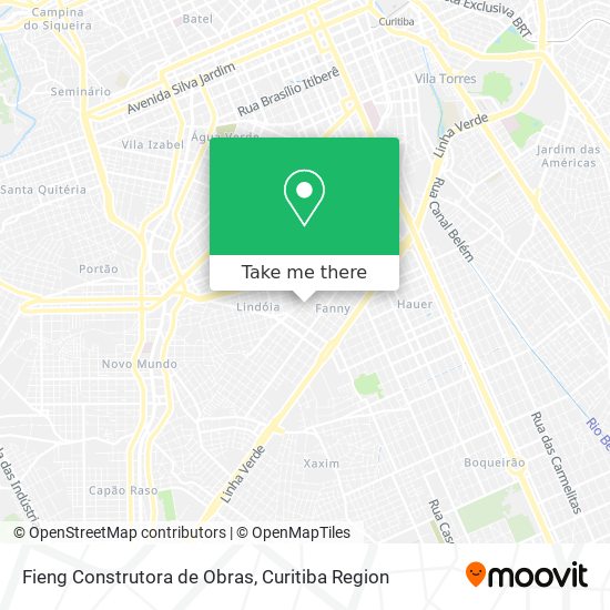 Mapa Fieng Construtora de Obras