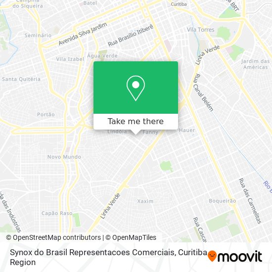 Synox do Brasil Representacoes Comerciais map