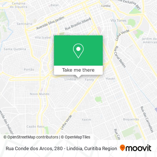 Rua Conde dos Arcos, 280 - Lindóia map