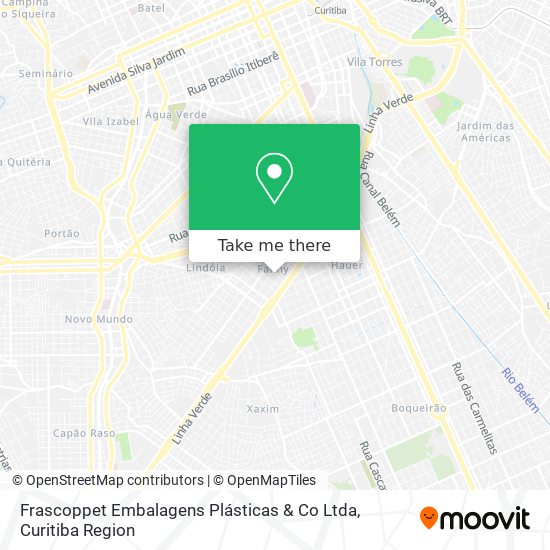 Frascoppet Embalagens Plásticas & Co Ltda map