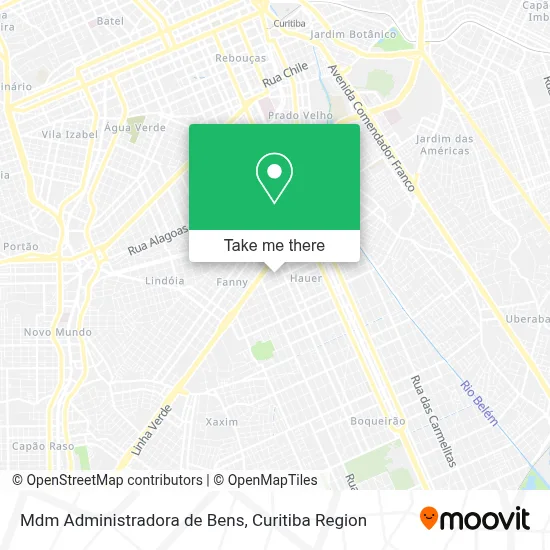Mdm Administradora de Bens map