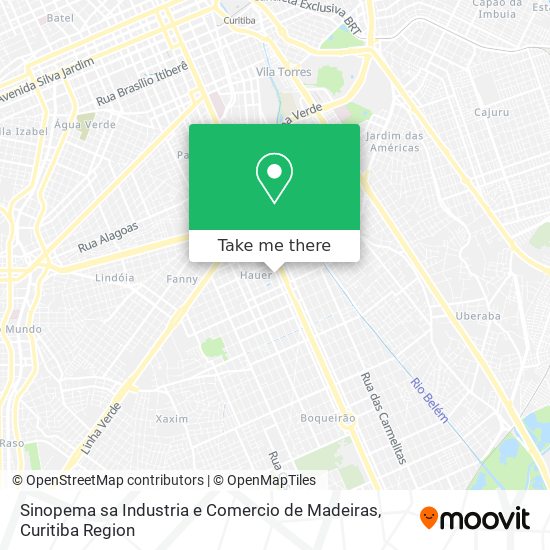 Sinopema sa Industria e Comercio de Madeiras map