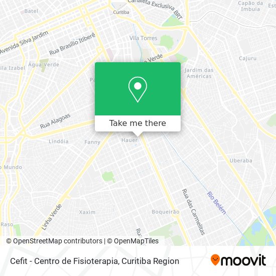 Cefit - Centro de Fisioterapia map