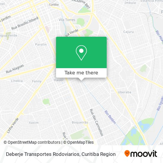 Deberje Transportes Rodoviarios map