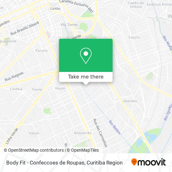Body Fit - Confeccoes de Roupas map