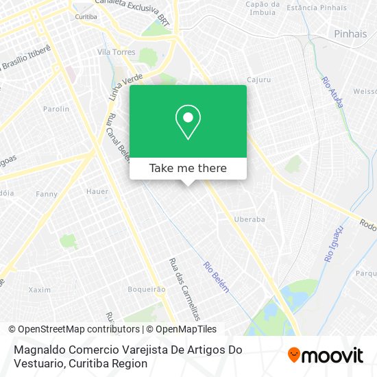 Mapa Magnaldo Comercio Varejista De Artigos Do Vestuario