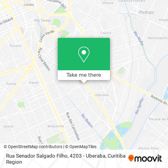 Rua Senador Salgado Filho, 4203 - Uberaba map