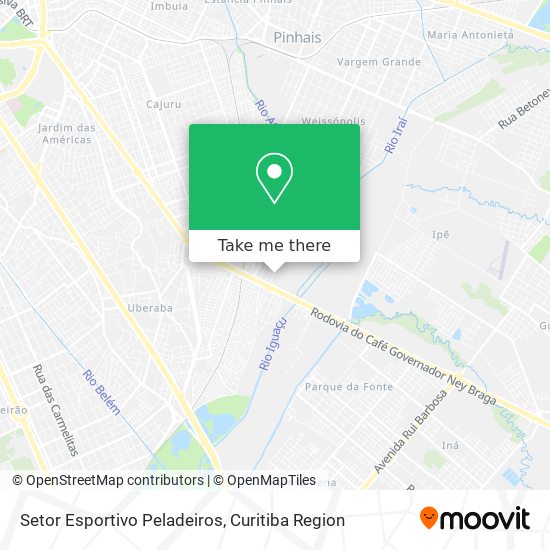 Setor Esportivo Peladeiros map