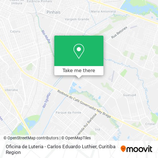 Oficina de Luteria - Carlos Eduardo Luthier map