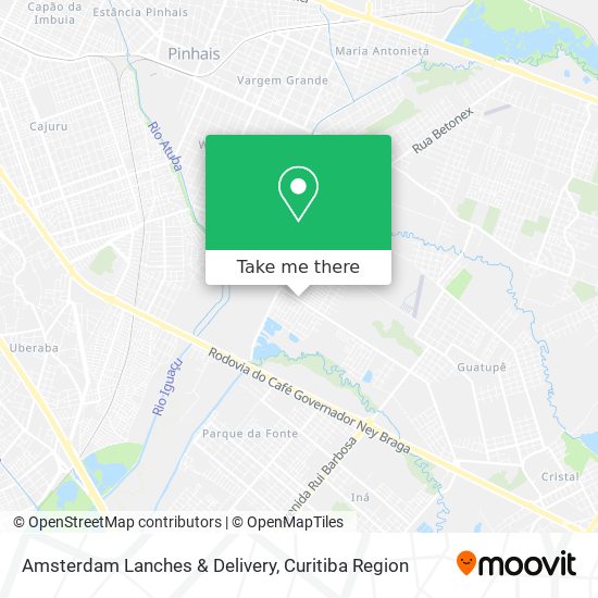 Amsterdam Lanches & Delivery map