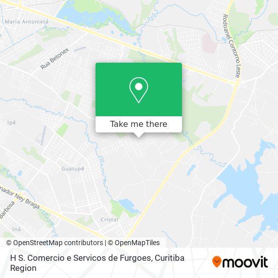 H S. Comercio e Servicos de Furgoes map