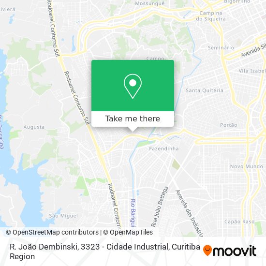 R. João Dembinski, 3323 - Cidade Industrial map