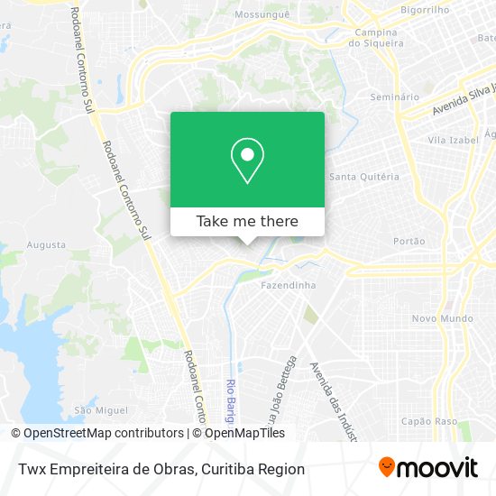 Twx Empreiteira de Obras map