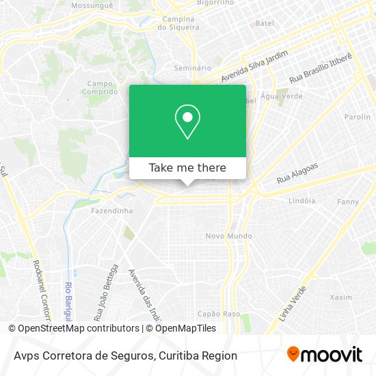 Avps Corretora de Seguros map