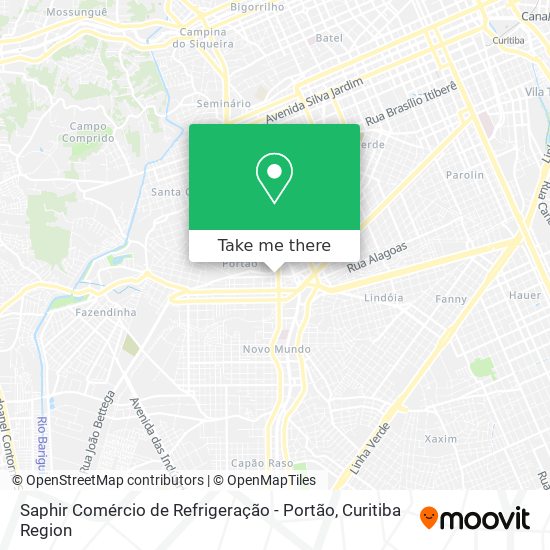 Saphir Comércio de Refrigeração - Portão map