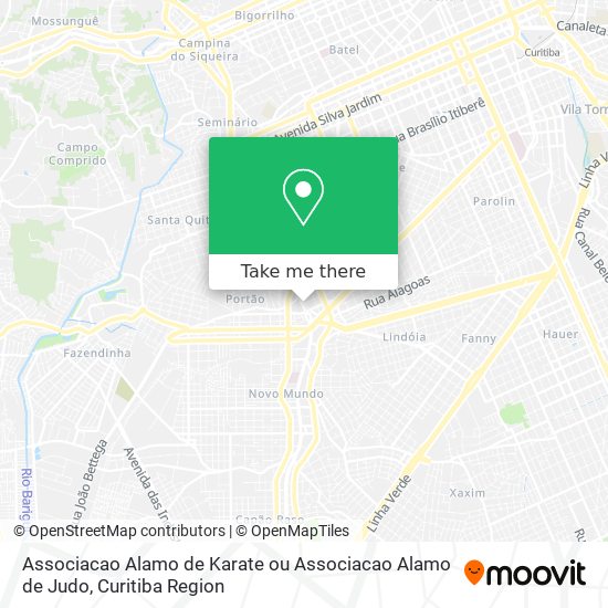 Associacao Alamo de Karate ou Associacao Alamo de Judo map