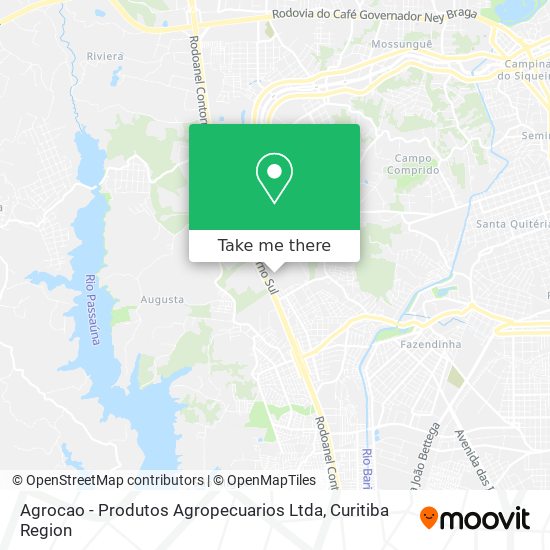 Agrocao - Produtos Agropecuarios Ltda map