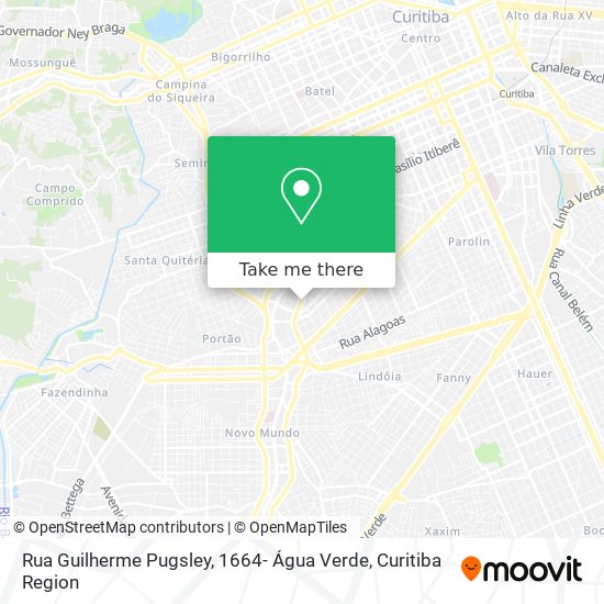 Rua Guilherme Pugsley, 1664- Água Verde map