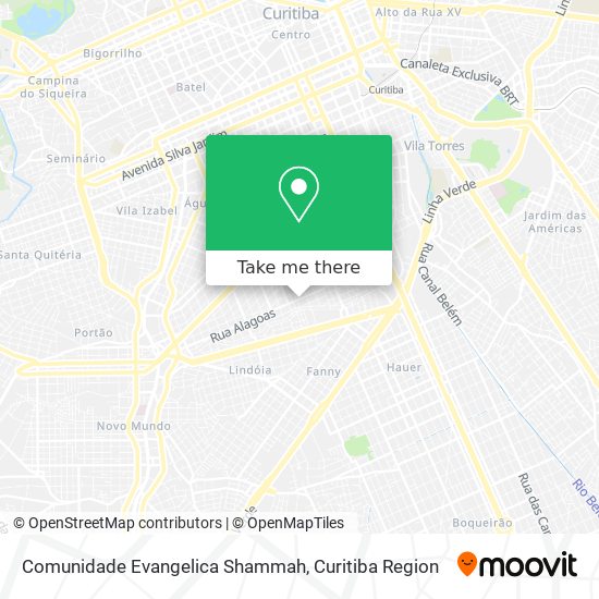 Comunidade Evangelica Shammah map
