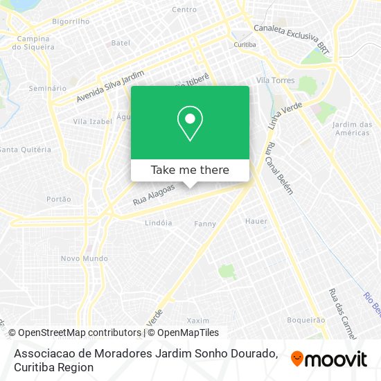 Associacao de Moradores Jardim Sonho Dourado map