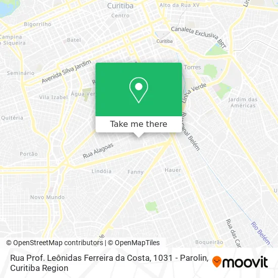 Rua Prof. Leônidas Ferreira da Costa, 1031 - Parolin map
