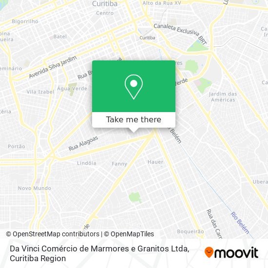 Da Vinci Comércio de Marmores e Granitos Ltda map