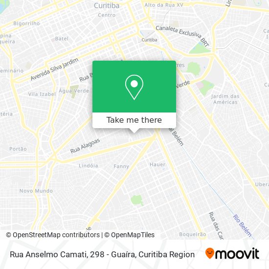 Mapa Rua Anselmo Camati, 298 - Guaíra