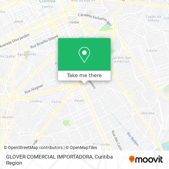 GLOVER COMERCIAL IMPORTADORA map