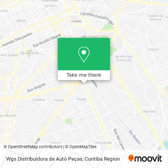 Wgs Distribuidora de Auto Peças map